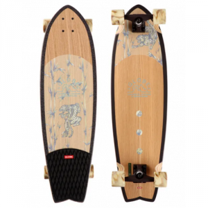 MINI LONGBOARD COMPLETO GLOBE CHROMATIC WHITE OAK/JAGUAR 33"